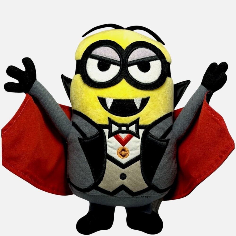 Universal Studios Minions 10" Vampire Minion Plush Toy Stuffed Doll Halloween